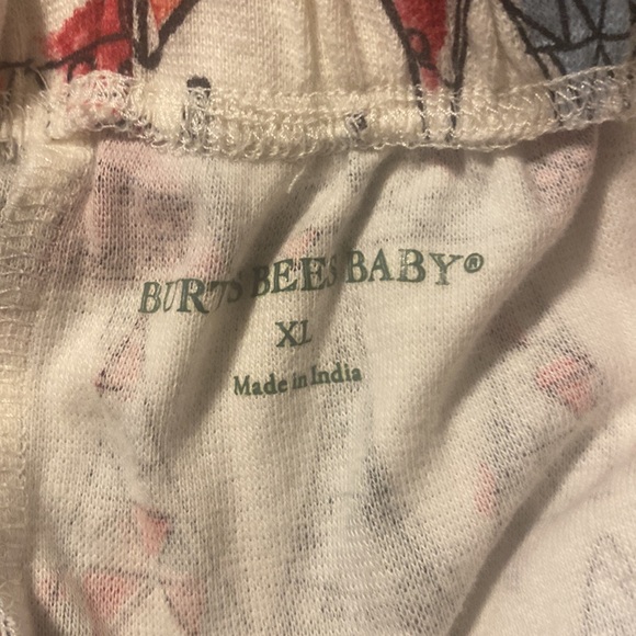 Burt’s Bee’s Baby Organic Cotton Pj Bottoms/Loungewear NWOT XL - Picture 5 of 8